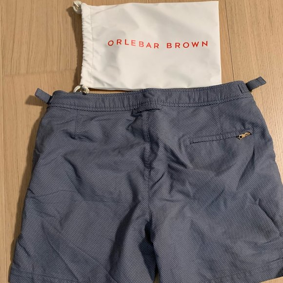 Orlebar Brown Grey Men's Bulldog Swim Shorts - Picture 2 of 2